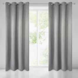   Rossie sötétítő függöny melange szövetből Acélszürke 135x250 cm