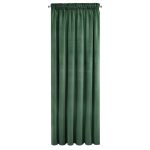 Kristi bársony sötétítő függöny Sötétzöld 140x270 cm