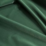 Kristi bársony sötétítő függöny Sötétzöld 140x270 cm