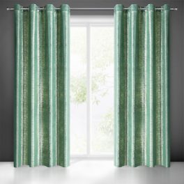   Mabel bársony sötétítő függöny Sötétzöld 140x250 cm