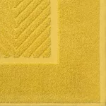 Kalia pamut fürdőszobaszőnyeg Mustársárga 50x70 cm
