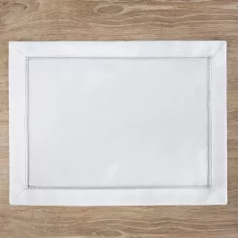Madele 4db-os tányér alátét szett Fehér/ezüst 30x40 cm
