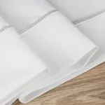 Madele 4db-os tányér alátét szett Fehér/ezüst 30x40 cm