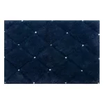 Chic pamut fürdőszobaszőnyeg Gránátkék 60x90 cm
