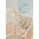 Arc absztrakt kollázs 399a Bézs/arany 50x70 cm