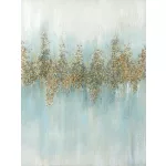 Apró kövekkel díszített kézzel festett falikép 444b Arany 60x80 cm