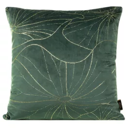   Blink25 bársony párnahuzat Sötét menta/világos arany 45x45 cm