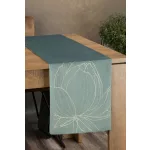Blink12 bársony asztali futó Sötét menta 35x140 cm