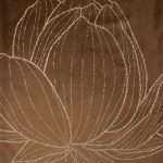 Blink12 bársony asztali futó Barna 35x220 cm