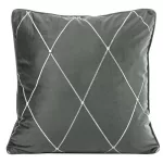 Margo Pierre Cardin bársony párnahuzat Világosszürke 45x45 cm