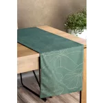 Blink18 bársony asztali futó Sötét menta 35x140 cm