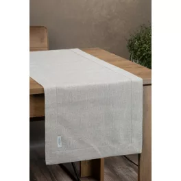Bianca2 fényes csillogású asztali futó Ezüst 40x140 cm