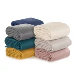 Boni1 mikroszálas ágytakaró 2db párnahuzattal Sötét türkiz 200x220 cm +2db 40x40