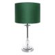 Monik asztali lámpa bársony búrával Sötétzöld 30x30x53 cm