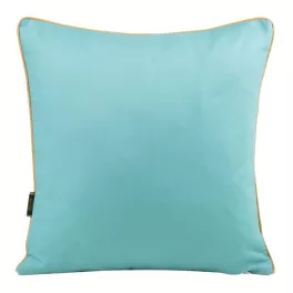   Premium mako-szatén párnahuzat Sötét Menta/arany 45x45 cm