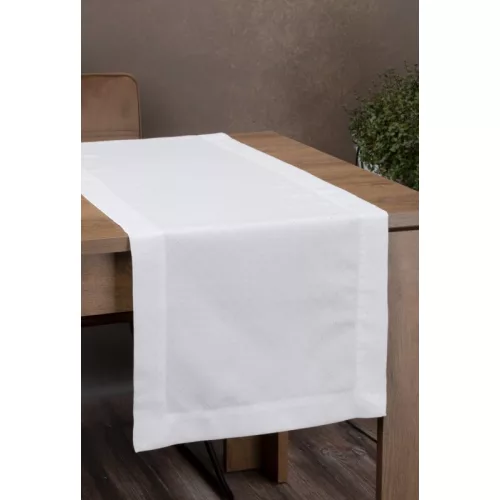 Ellen lurex asztali futó Fehér 40x140 cm