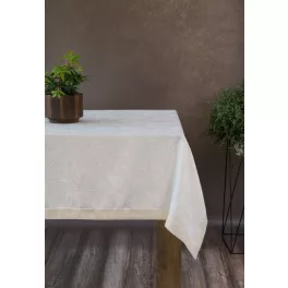 Lilian lurex asztalterítő Krém/arany 145x400 cm
