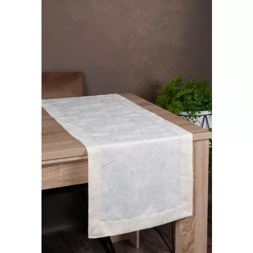 Lena lurex asztali futó Krém/arany 40x140 cm