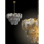 Dagi csillár Arany 57(kör sugár)x56 cm - 150 cm