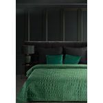 Salvia7 exkluzív ágytakaró bársony Sötétzöld 280x260 cm