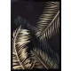 Falikép arany levelekkel 482c Zöld 53x73 cm