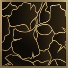 Alisma1 többrészes falikép Barna/arany 53x53 cm