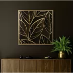 Alisma2 többrészes falikép Barna/arany 53x53 cm