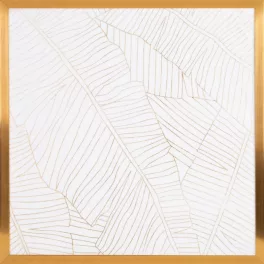 Luna2 falikép Fehér/arany 53x53 cm