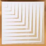 Blanca6 falikép Fehér/arany 53x53 cm