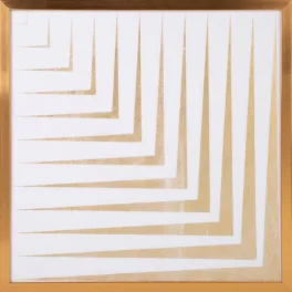 Blanca6 falikép Fehér/arany 53x53 cm