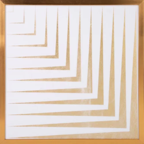 Blanca6 falikép Fehér/arany 53x53 cm