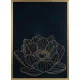 Lotos8 falikép Fekete/arany 53x73 cm