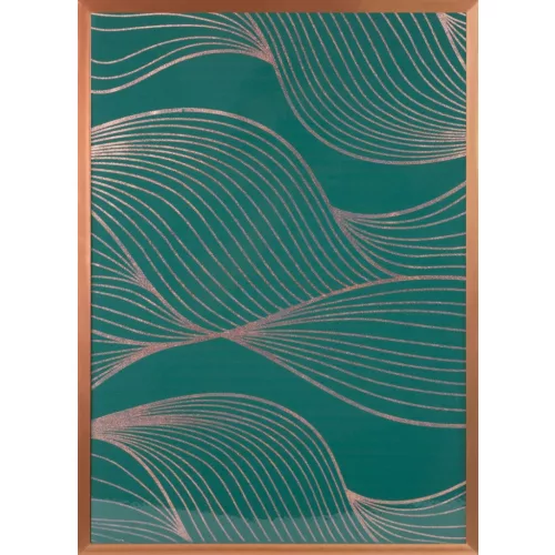 Salvia9 falikép Zöld/réz 53x73 cm