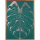 Salvia6 levél falikép Zöld/réz 53x73 cm