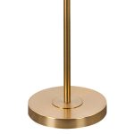 Musa állólámpa bársony búrával Türkiz/arany 46x165 cm