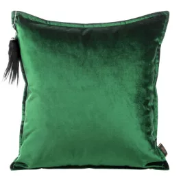 Royal5 bársony párnahuzat Sötétzöld 45x45 cm