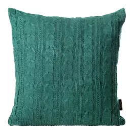 Szőtt akril párnahuzat Sötétzöld 45x45 cm