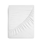 Nova3 gumis lepedő 160x200 cm +30 cm pamut-szatén Fehér