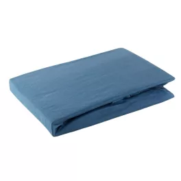   Nova3 pamut-szatén gumis lepedő Gránátkék 220x200 cm +30 cm
