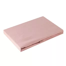 Nova1 pamut-szatén lepedő Pasztell rózsaszín 220x210 cm