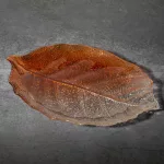 Sava dekoratív üveg tál Narancssárga/átlátszó 35x24x3 cm