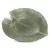 Monte üveg tál Zöld/szürke 38x34x4 cm