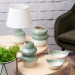 Liana lámpa Krémszín 20x28x37 cm