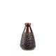 Morena kerámia váza Acélszürke/bronz 13x13x20 cm