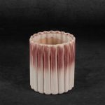 Evita kerámia kaspó Krémszín/rózsaszín 15x15x16 cm