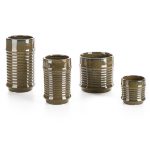 Sami kerámia váza Barna 12x12x20 cm