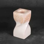 Ruben kerámia gyertyatartó Krémszín 8x8x16 cm
