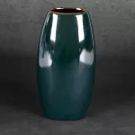 Amora2 kerámia váza Zöld 13x9x25 cm