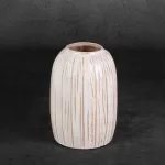 Liza kerámia váza Krémszín 15x15x22 cm