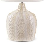 Liza asztali lámpa Krémszín 38x18x58 cm